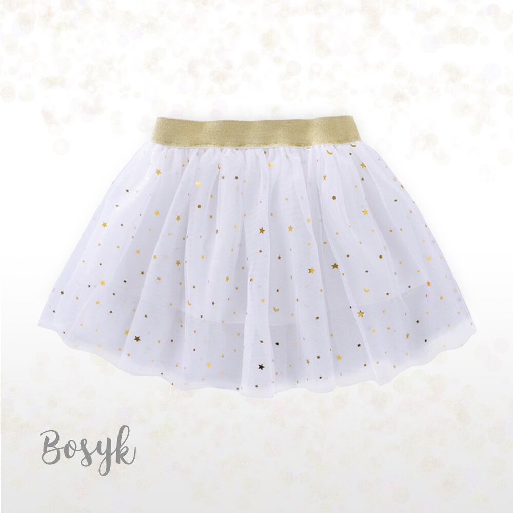 NEW Sequin Of Moons And Stars Ballet Tutu - White - Tutus for Baby Girls - Tutus